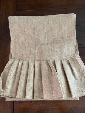 Burlap Farmhouse Table Runner 14x72